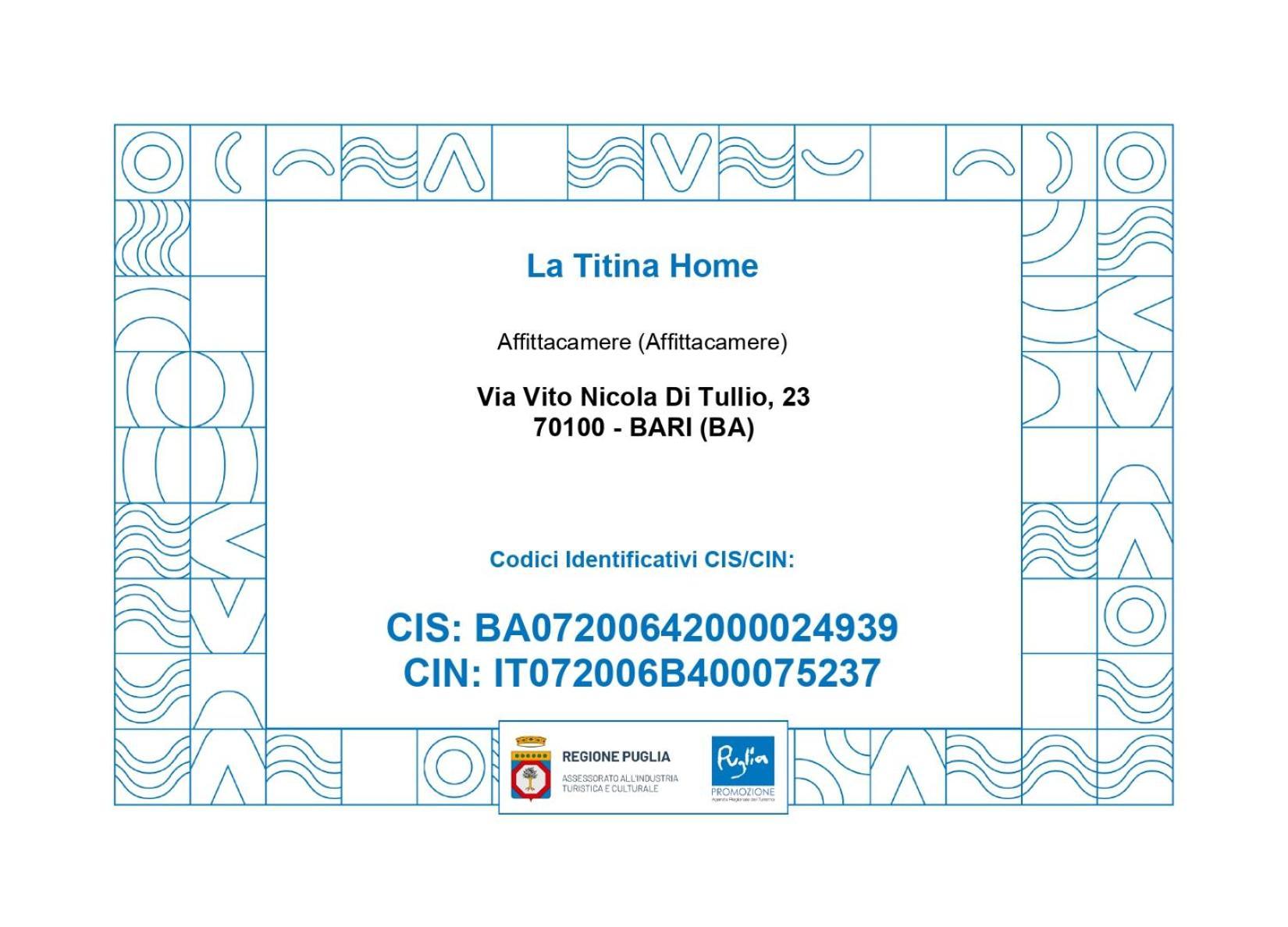 Guest house La Titina *